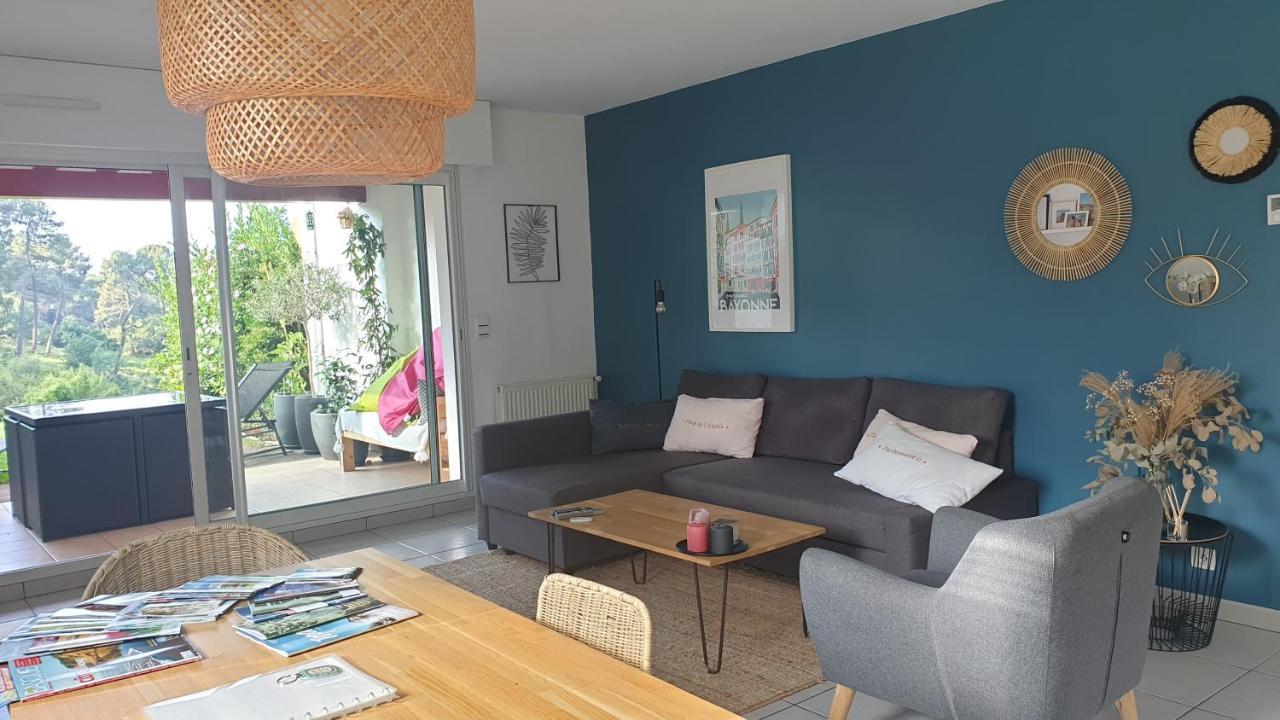 Appartement Calme Avec Jardin Bidart Biarritz Esterno foto